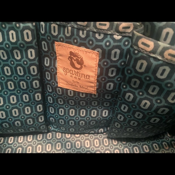 Spartina 449 large tote bag peacock purse - Picture 4 of 16